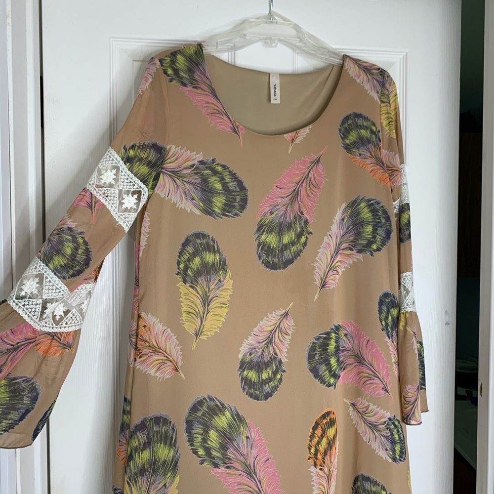Vintage feather dress